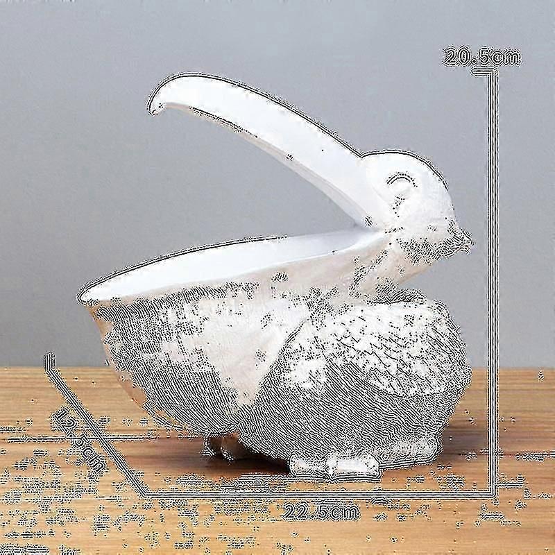 Tucano Chiave Conservazione Figurina Pellicano Statua Deposito Cesto Animali Forma