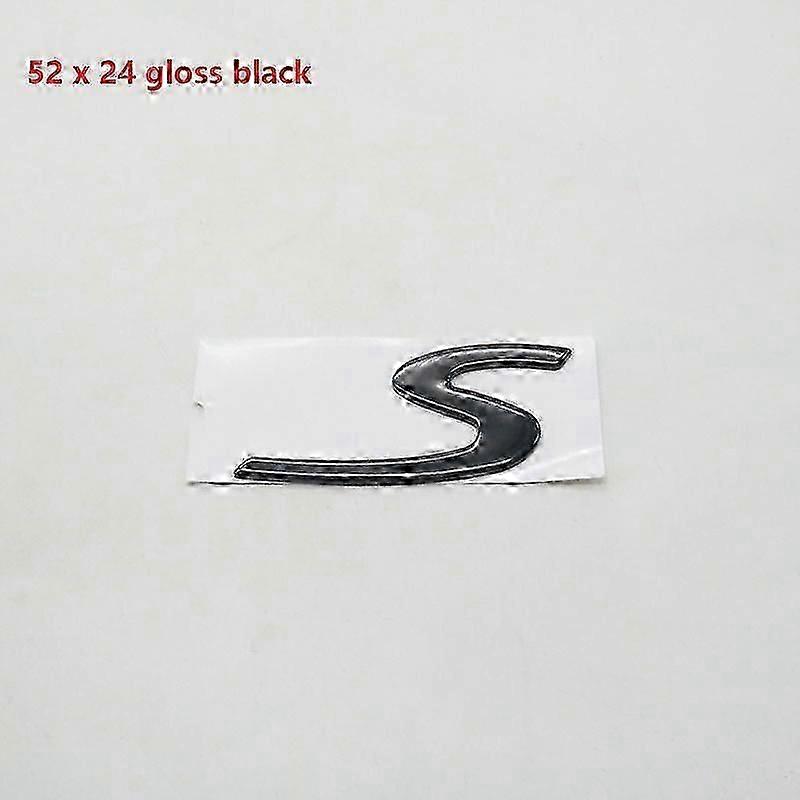 For Cayenne Car Sticker S Letter Logo Rear Trunk Tail Nameplate Badge Emblem