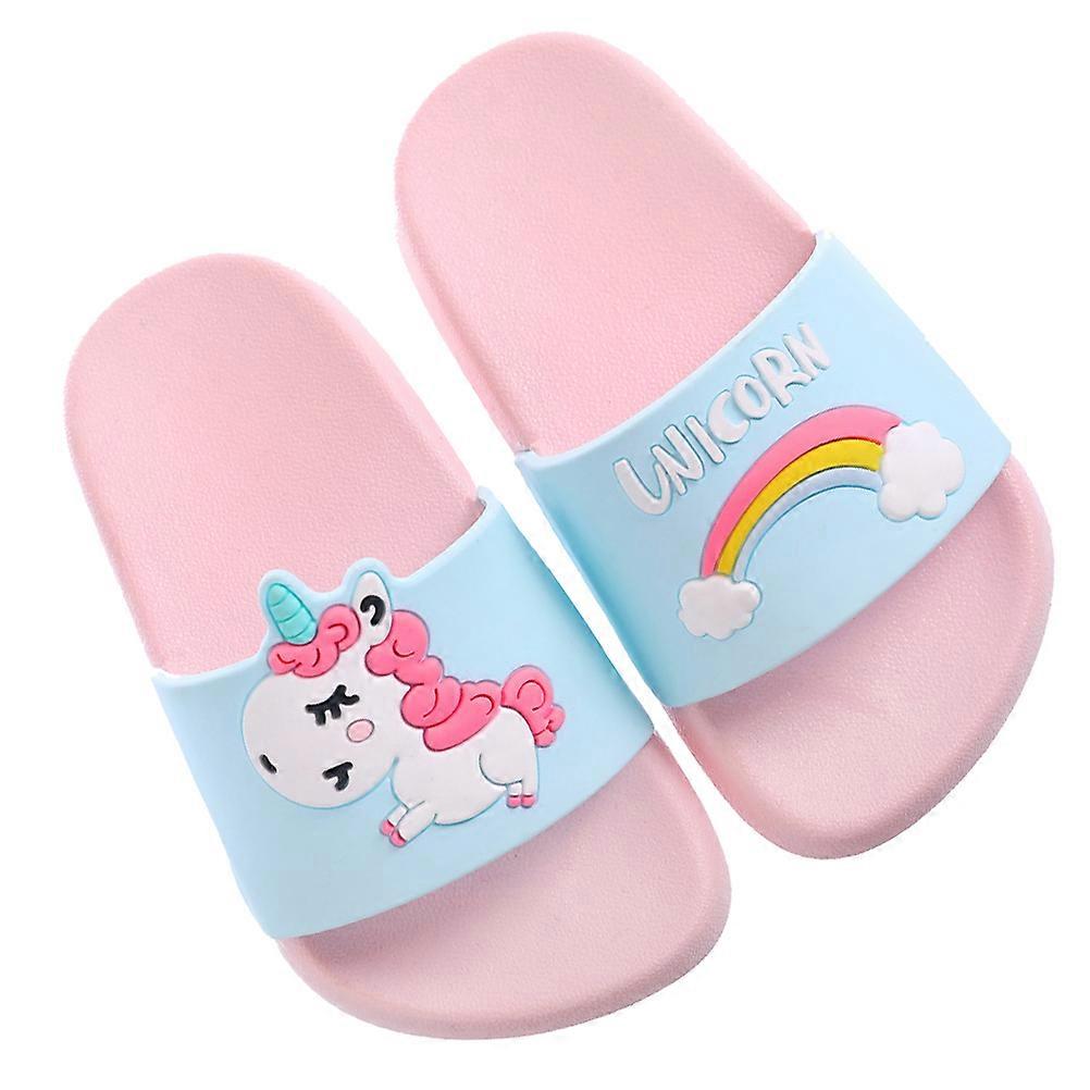 Toddler Cartoon Slipper Lightweight Durable Design Suitable For Home Use Outdoor Leisure 30-31 Size 1 Pair