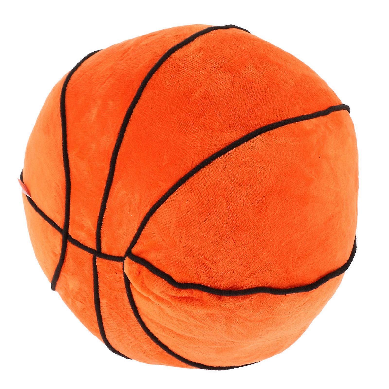 Plush Basketball Cushion Soft Decorative Throw Pillow for Home Office Comfortable Room Decor