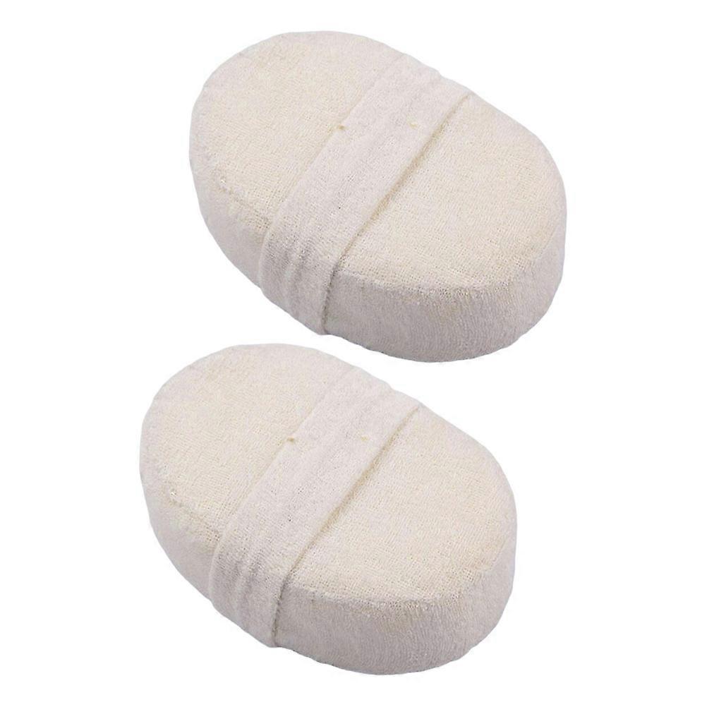 Bath Loofah Sponge Soft Mesh 2Pcs Perfect For Deep Cleansing During Daily Bathing Sessions 14.5X10X4.5Cm