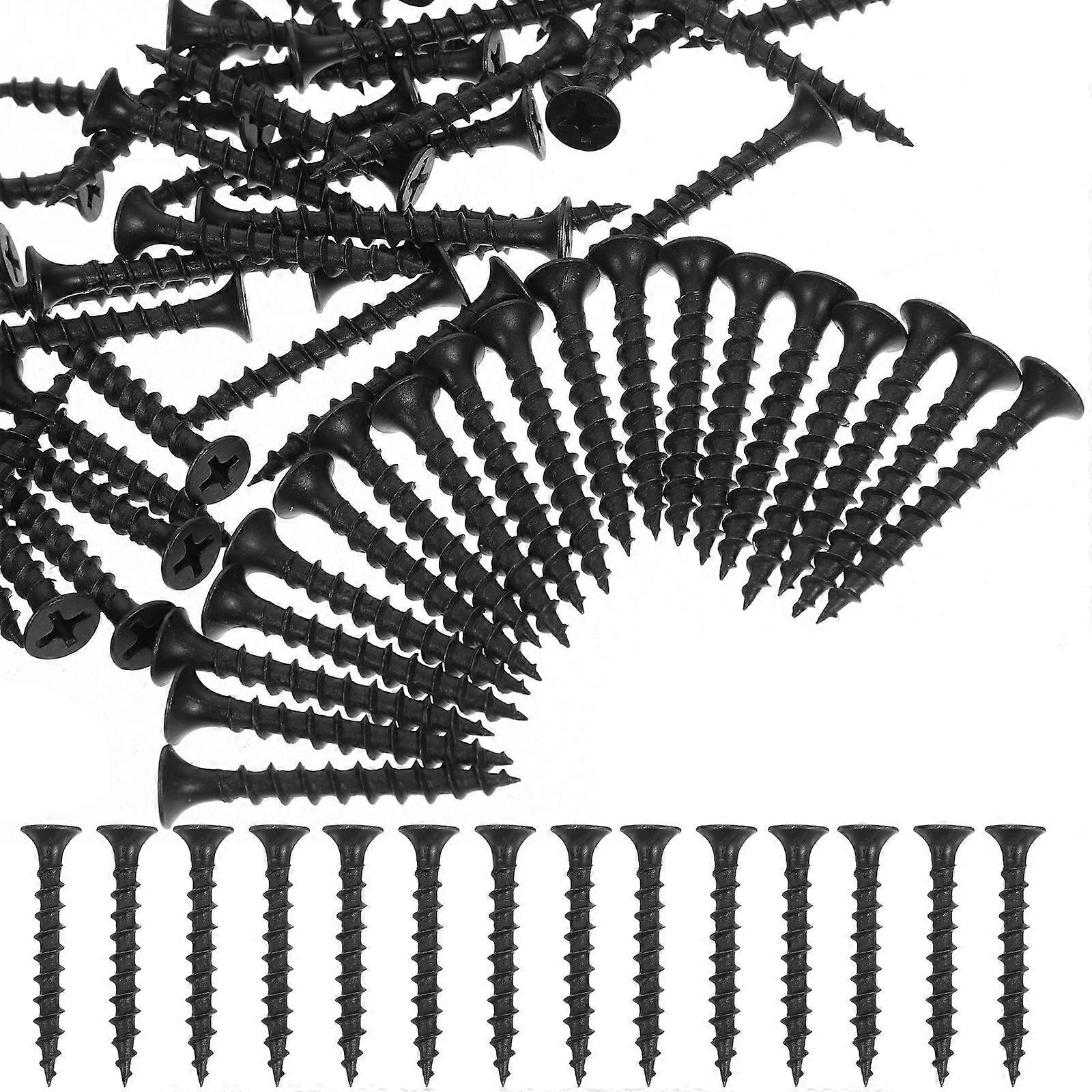 Versatile Self-Tapping Screws 100Set Ideal For Professional Use M4* Steel Screws For Wall And Wood