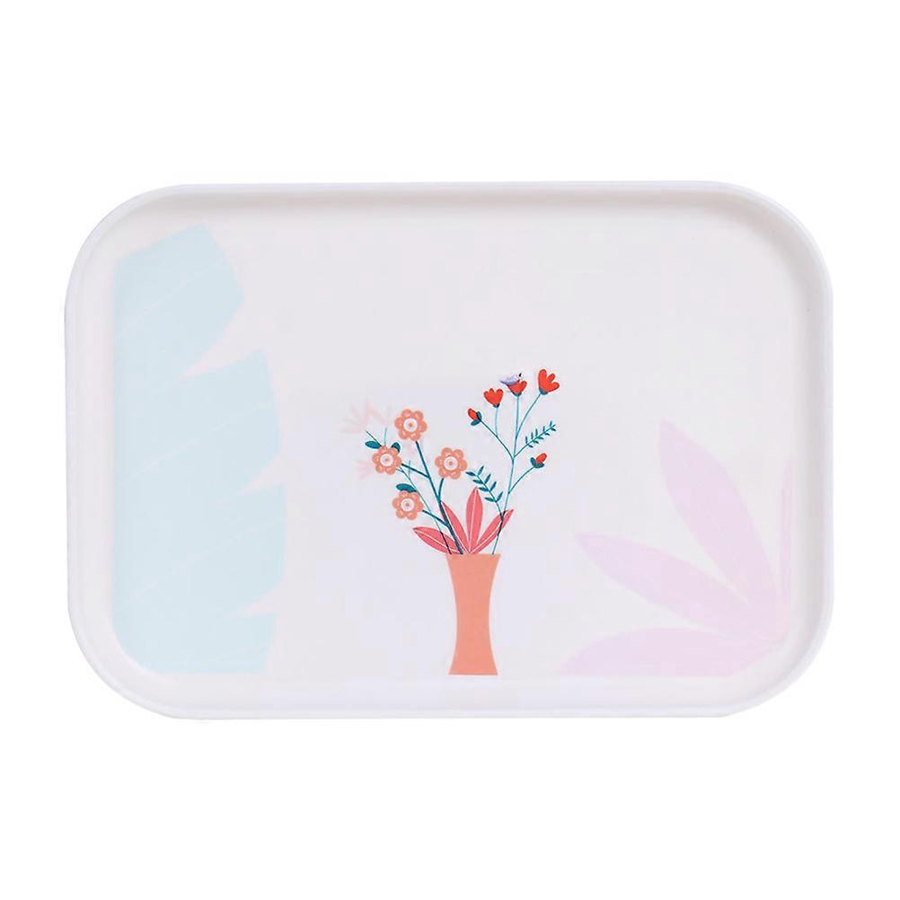 Elegant Multi Color Serving Tray Perfect For Breakfast At Home Shop Restaurant 1Set