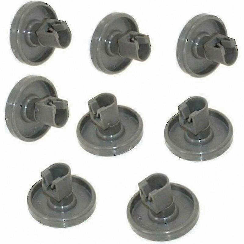 8 Replacement Wheels for Lower Dishwasher Basket, Compatible with Multiple Brands