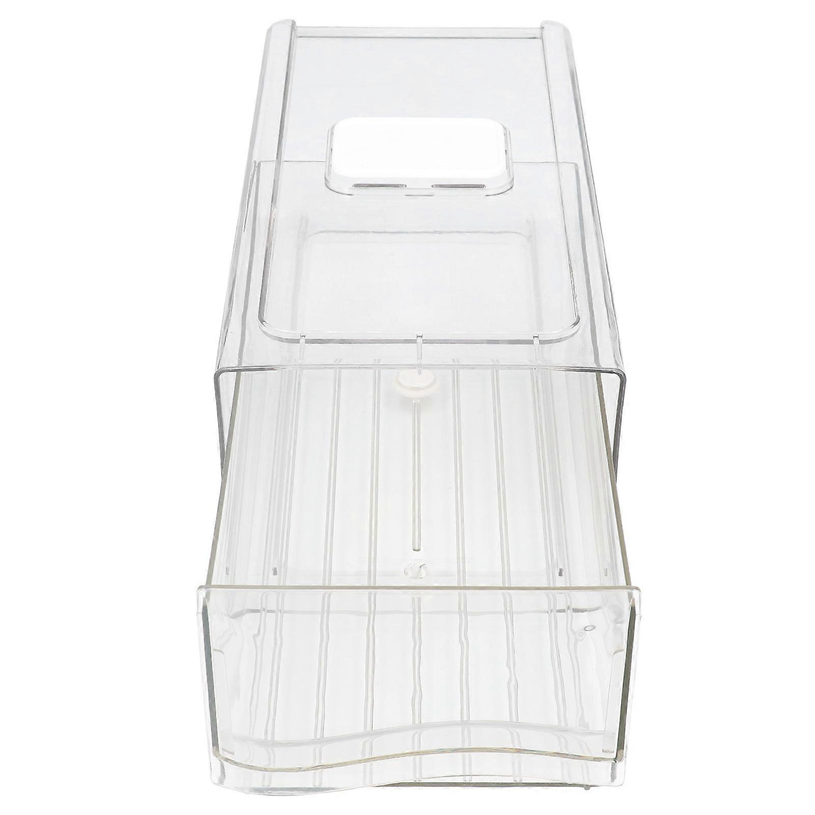 Fridge Containers Food Grade Transparent Pantry Bin Stackable Classification Storage Drawer Type Organizing Bins