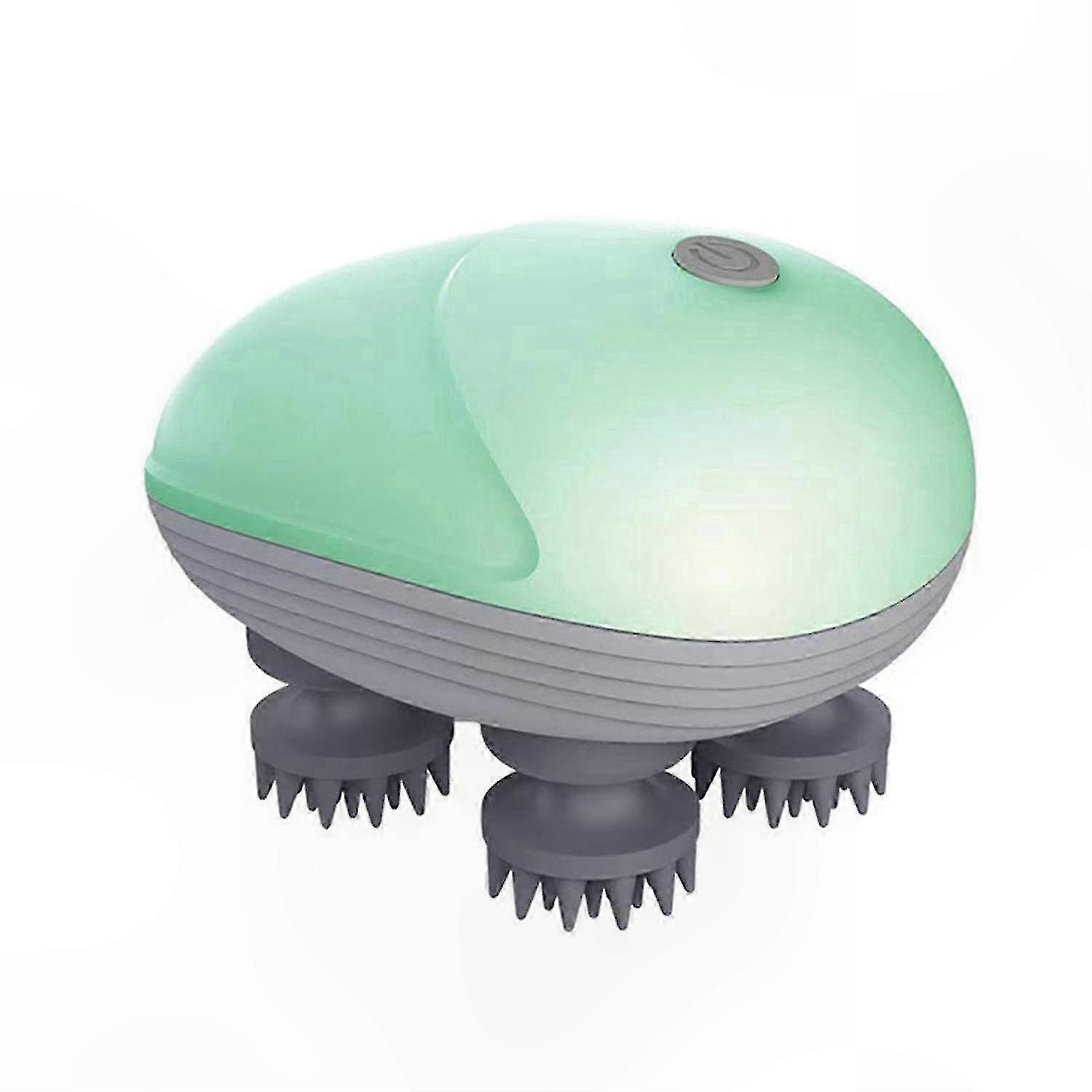 Waterproof Electric Scalp Massager for Cats Soft Adjustable Head Pet Grooming Tool Handheld Comfort Design