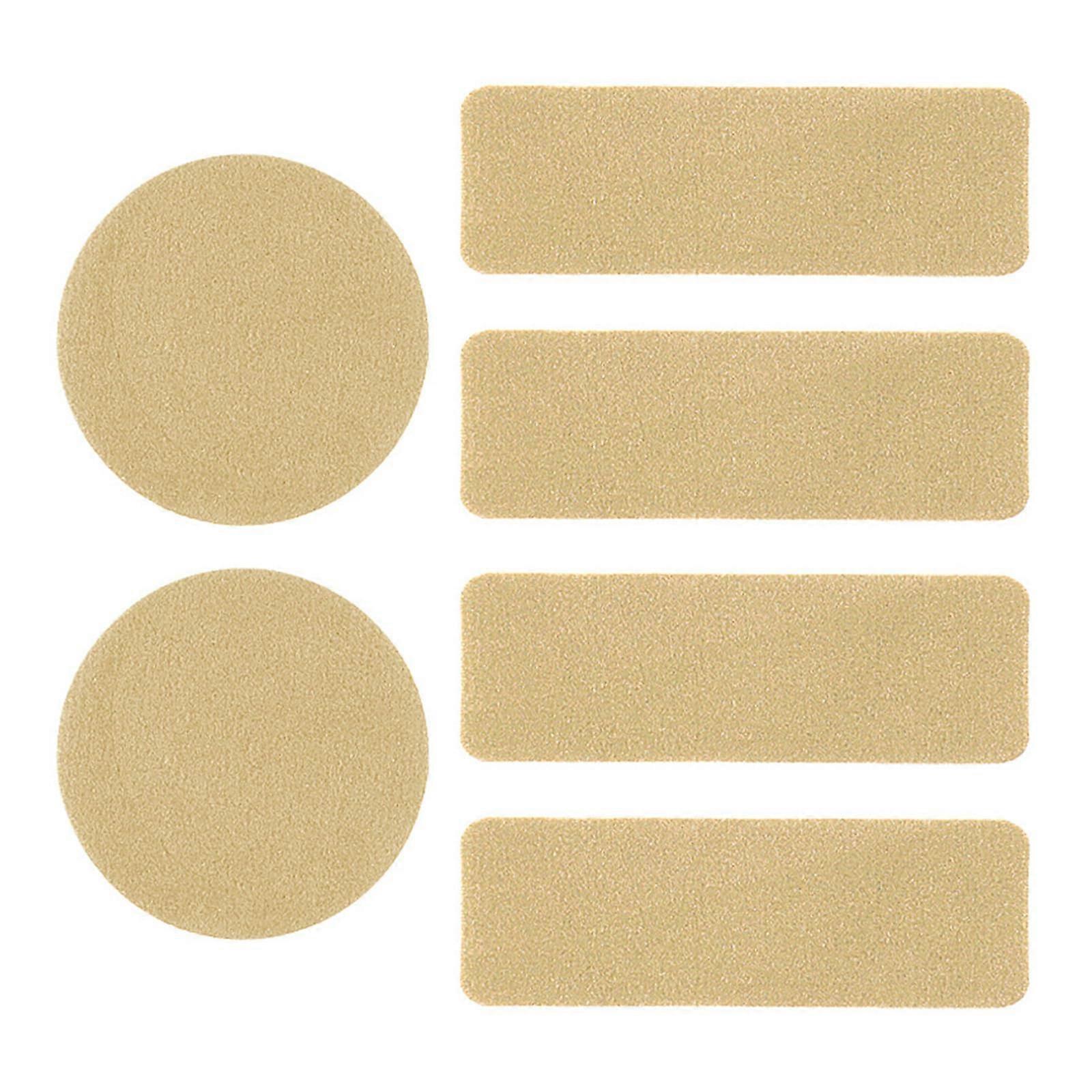 Selfadhesive sneaker  patches, 6 pieces (Rectangle: 6*2cm, Circle: 4cm)