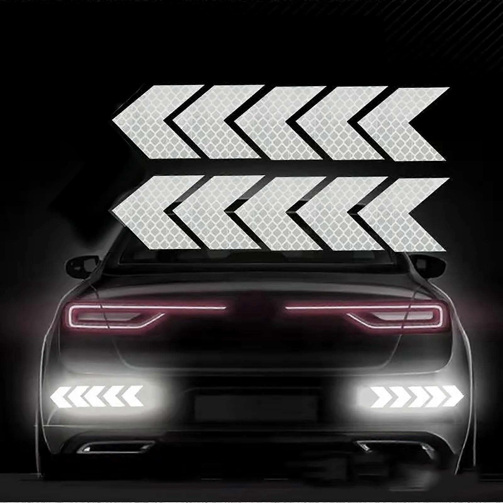Compatible with Lexus NX NX200 NX300 NX400h, 10 pcs Warning Safety Stickers Reflective Arrow
