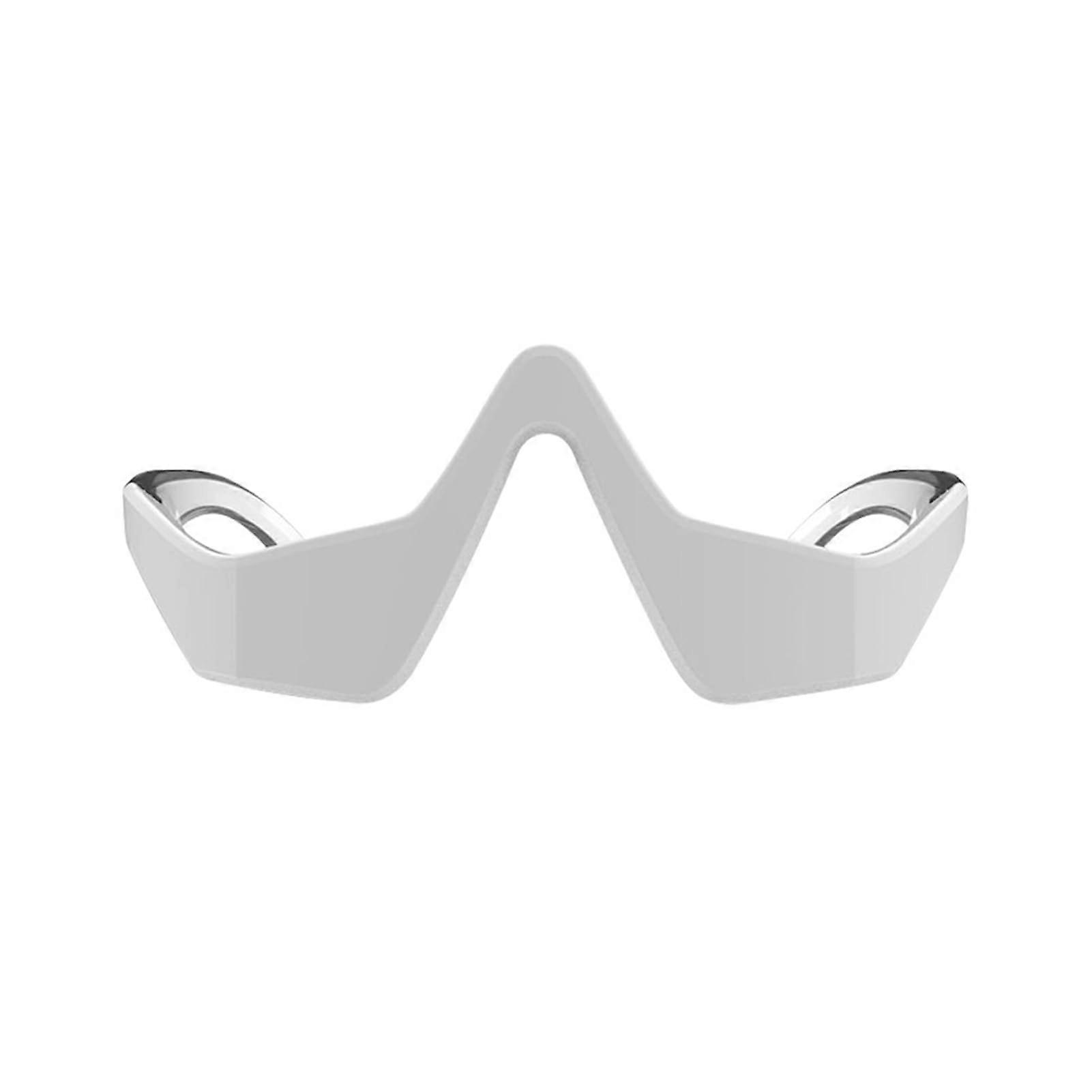 Under-Eye Red Light Therapy Device With Microcurrent LED Light USB Rechargeable Eye Mask And Glasses 4 Modes Clear