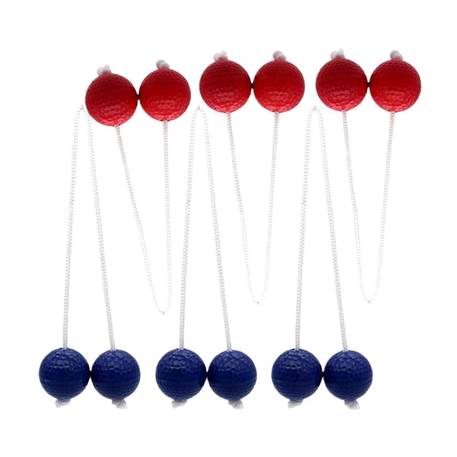 Leiter golf balls, 6 balls with external scale, interactive portable training equipment
