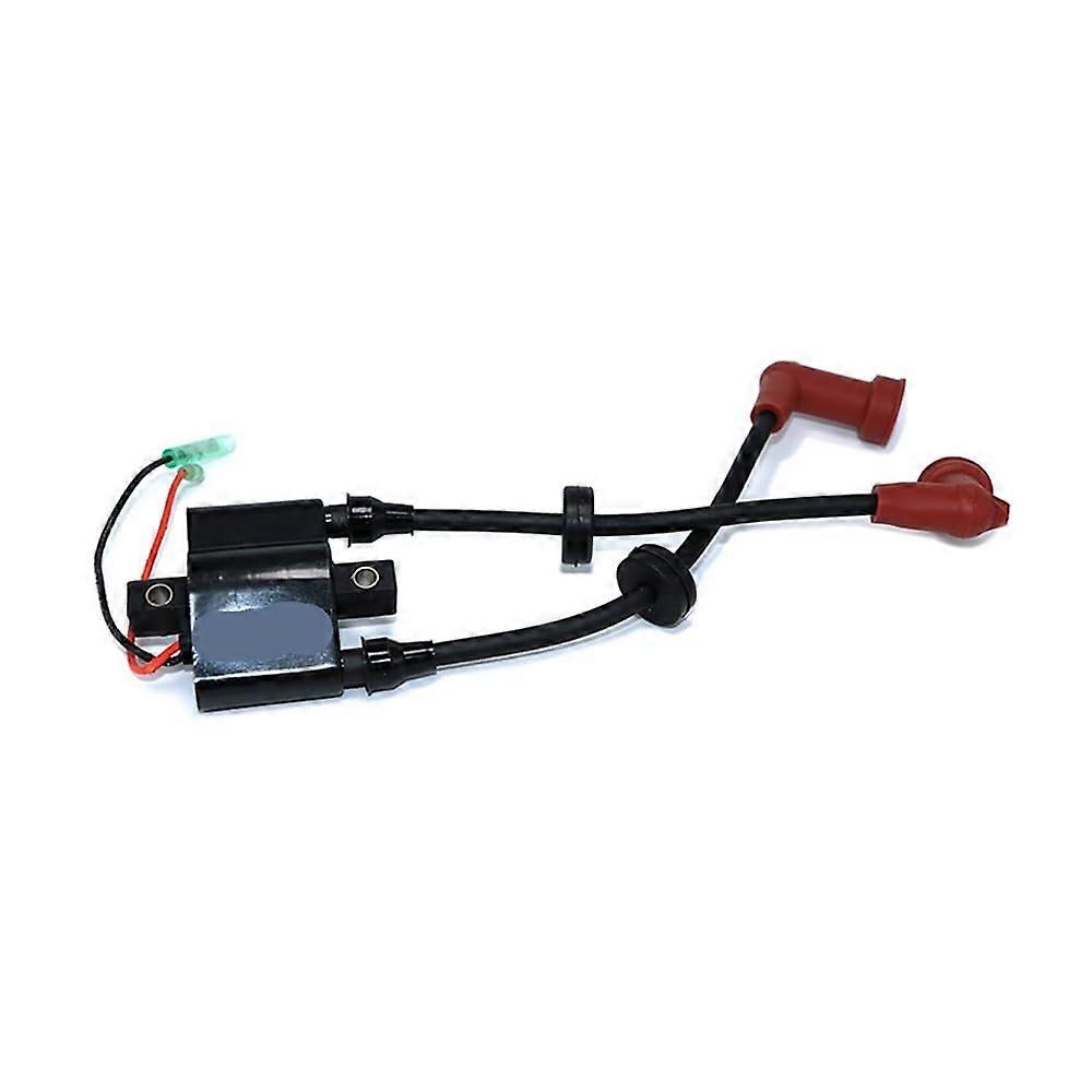 Ignition Coil Assembly 6F5-85570-10 Fits 15HP and 20HP Outboard Motor Black