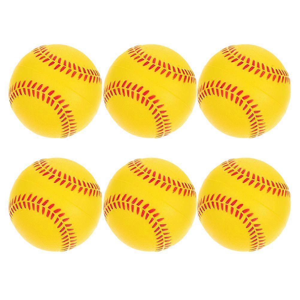 6Pcs Training Baseballs Softball Toys Practice Baseballs Training Baseballs for Hitting