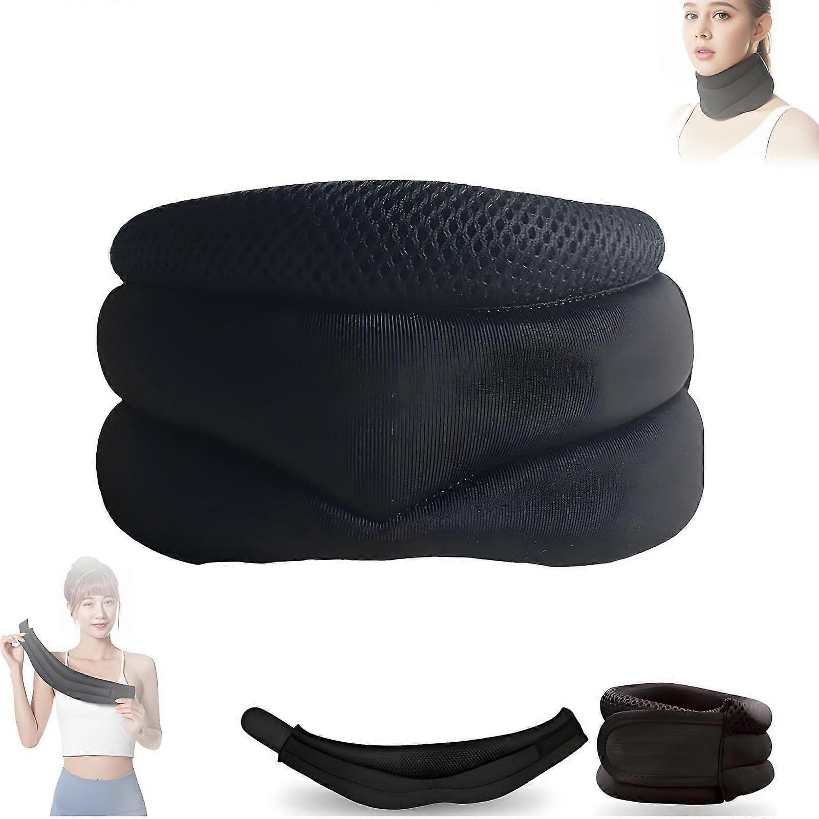 Neck Support for Snoring, Adjustable Soft Foam Cervical Collar, Anti-Snoring Neck Brace for Sleeping, 2025 Model (1pc)