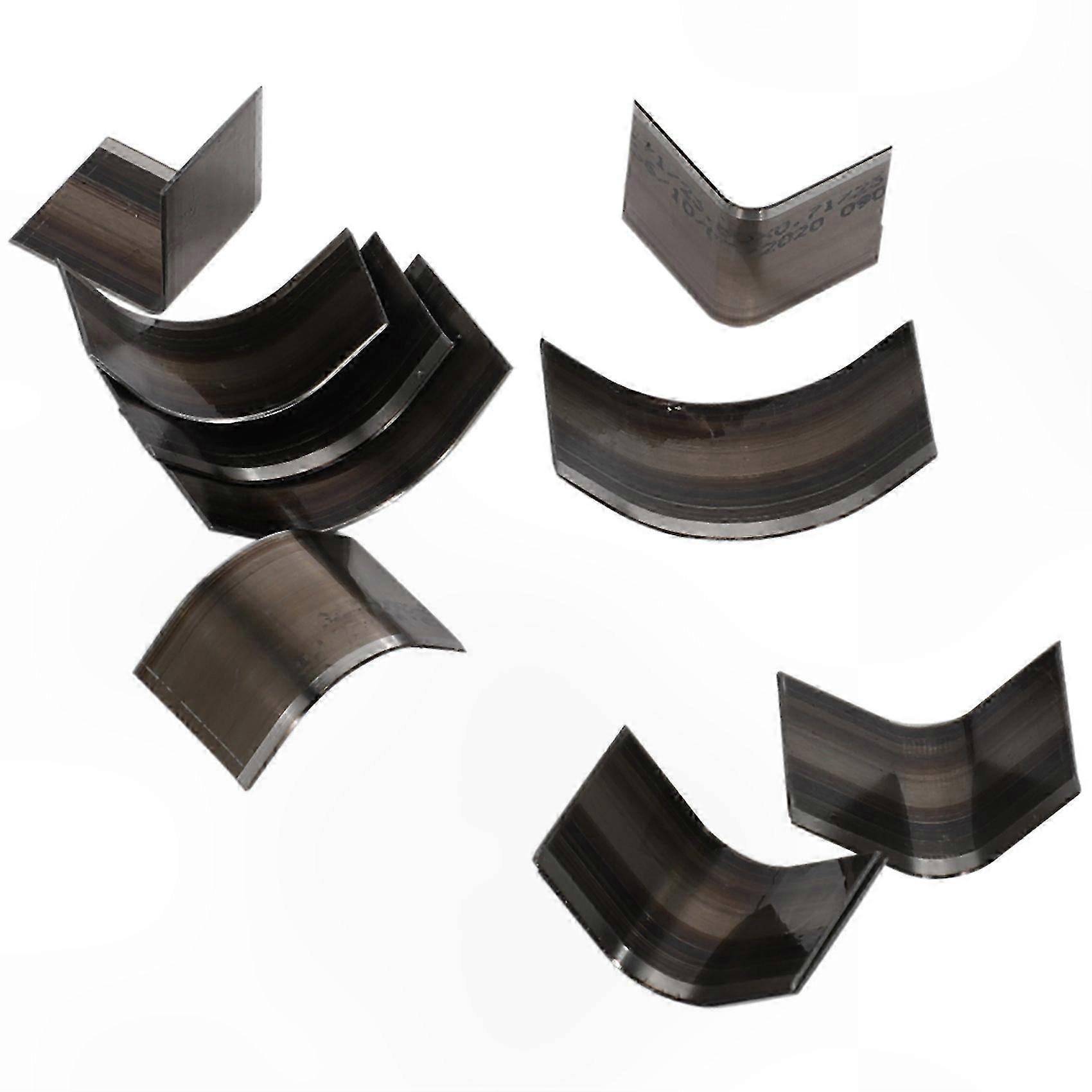 10Pcs Oval Shape Corner Round Hand Cutter Punch for Leather Crafting Handmade Tool Set