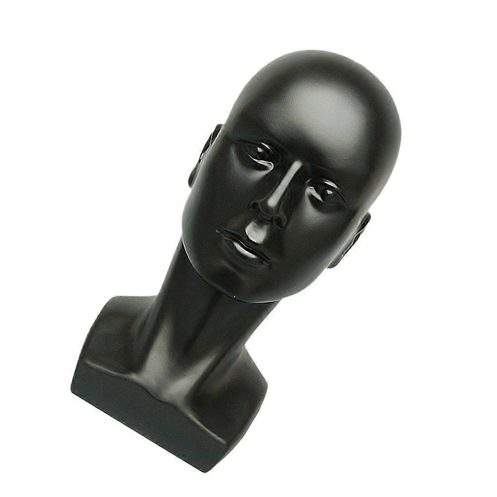 Makeup Practice Mannequin Head Bald Head Male Head Model Abs Plastic for Personal Users 1Pcs