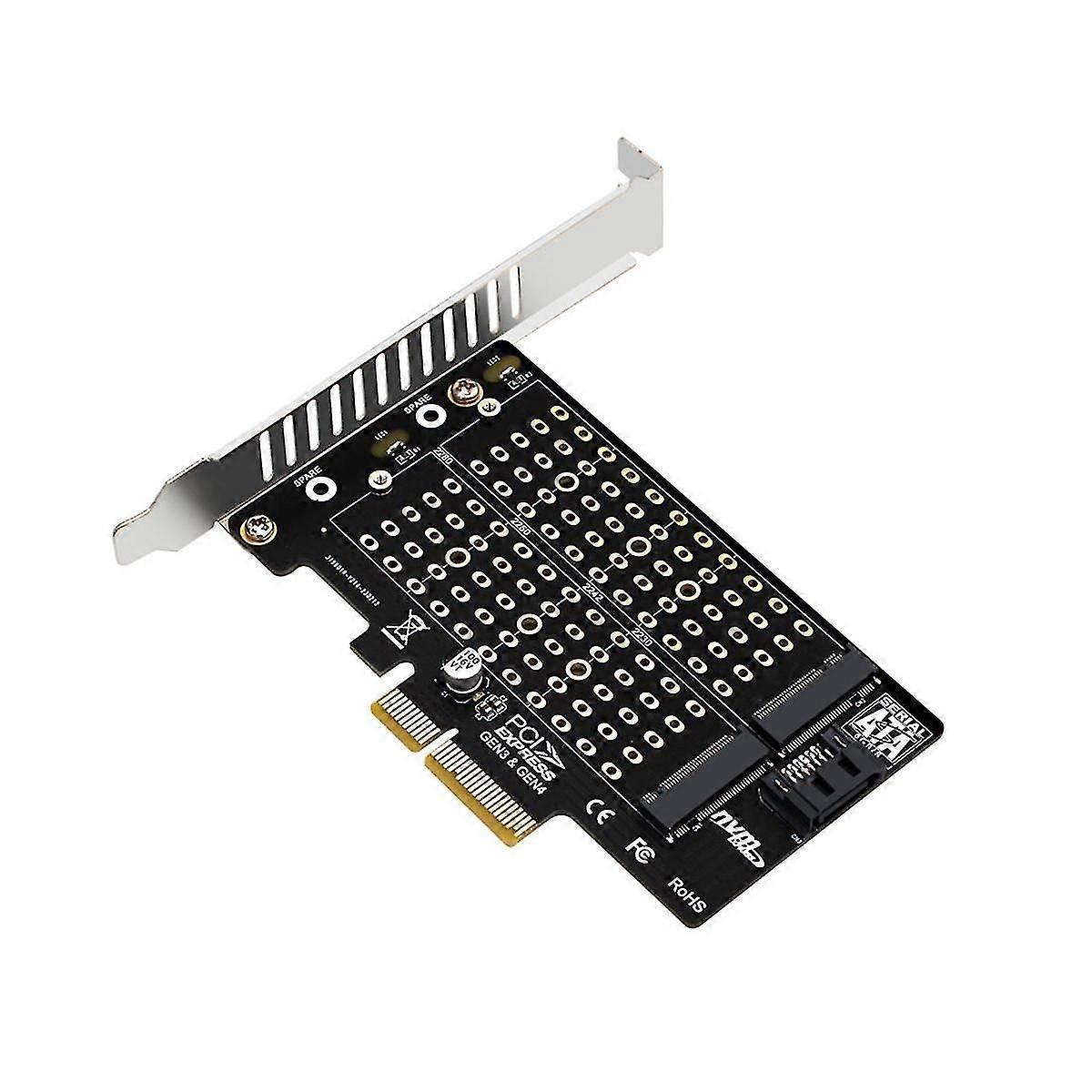 M.2 Nvme Ngff Ssd To Pcie Sata Adapter Pcie To M2/m.2 Adapter Sata M.2 Ssd Pcie Adapter M Key B Key,hww