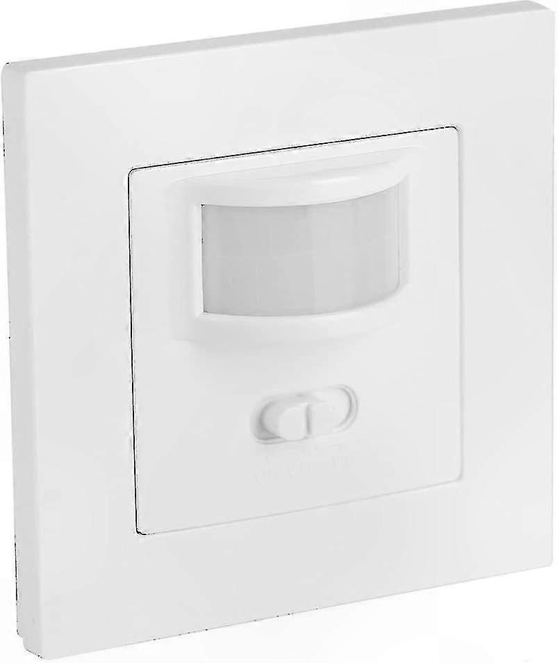 Infrared Motion Sensor Light Switch for Stairs, Corridor, Kitchen (1pc, White)