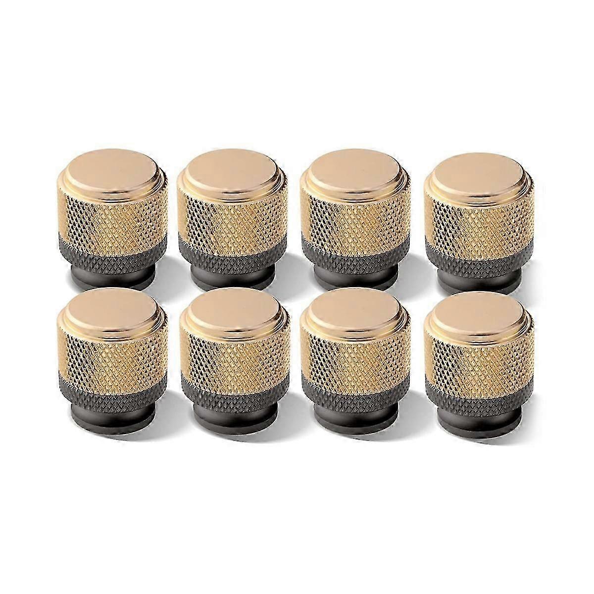 8 Pcs Knurled Cabinet Knobs Kitchen Drawer Knobs Knobs Handles Bathroom Cabinet Door Knobs Decorative Pull Knobs