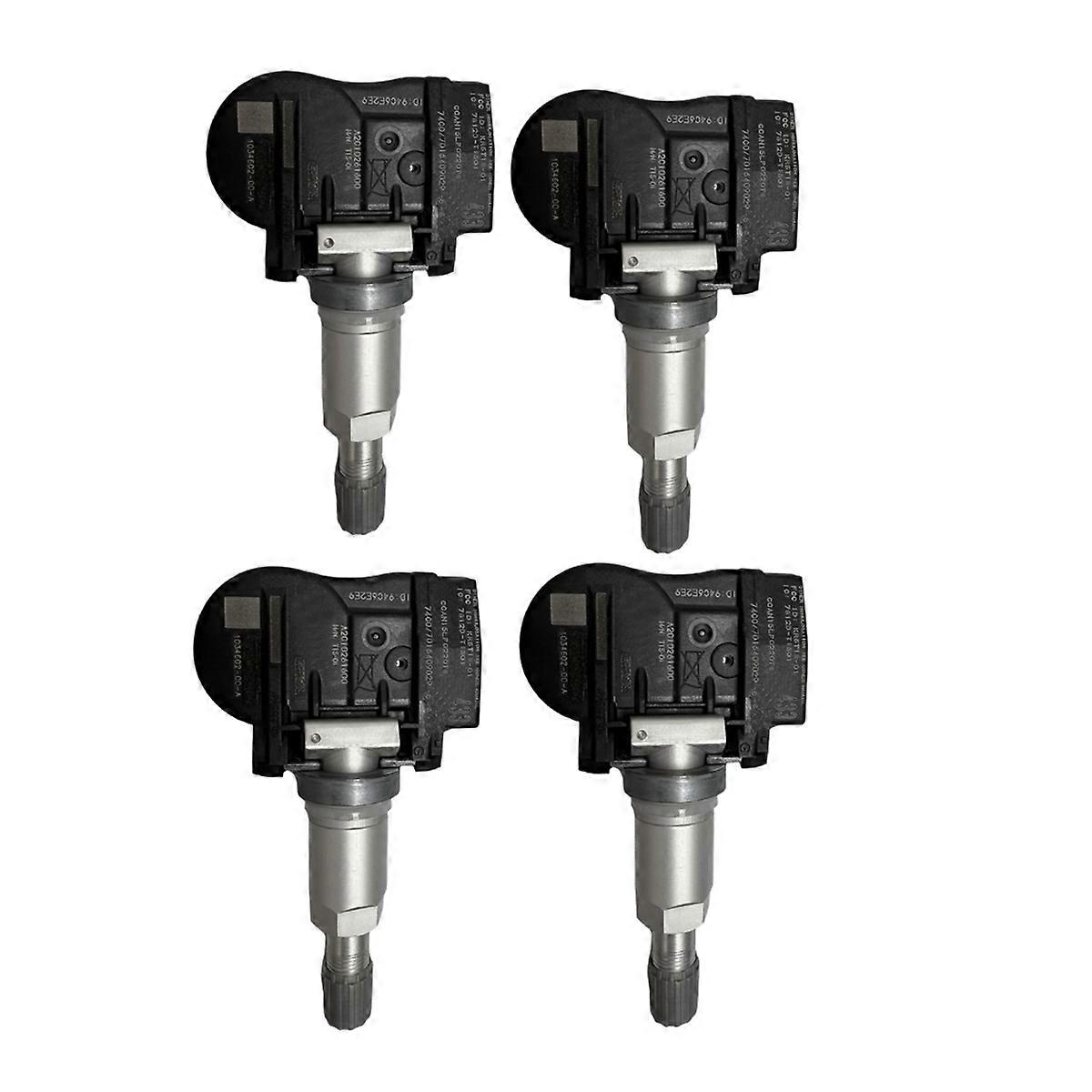 4Pcs Car TPMS Tire Pressure Sensor 103460200A 1034602-00-A for Model 3 Model S X 2015-2022 433MHZ Ty
