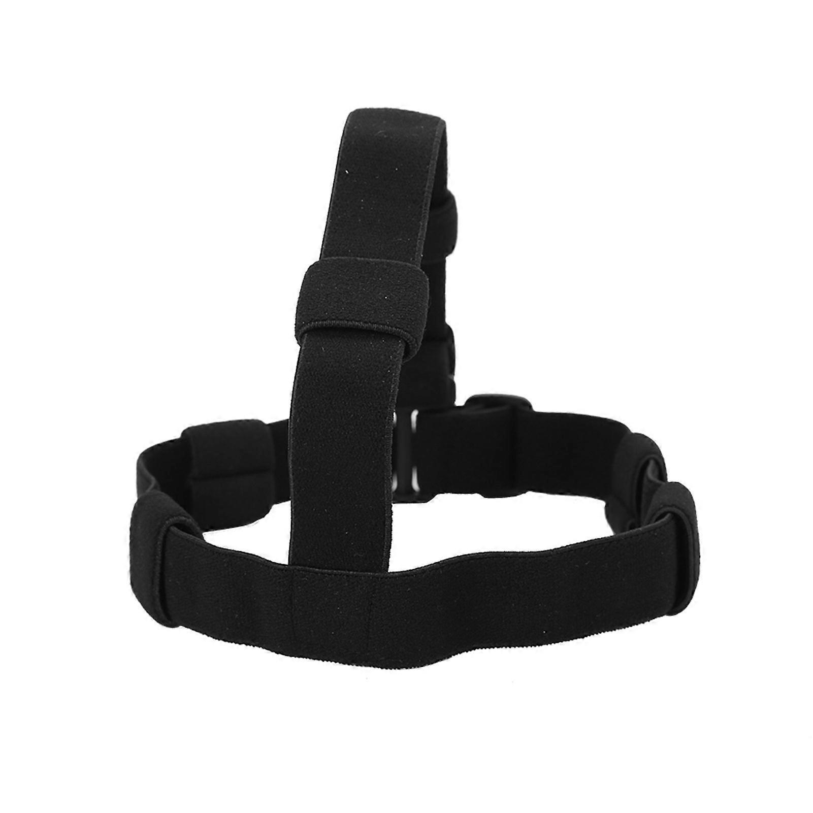 Black Flashlight Headband Headlamp Band For 18650 Flashlight Outdoor Tools