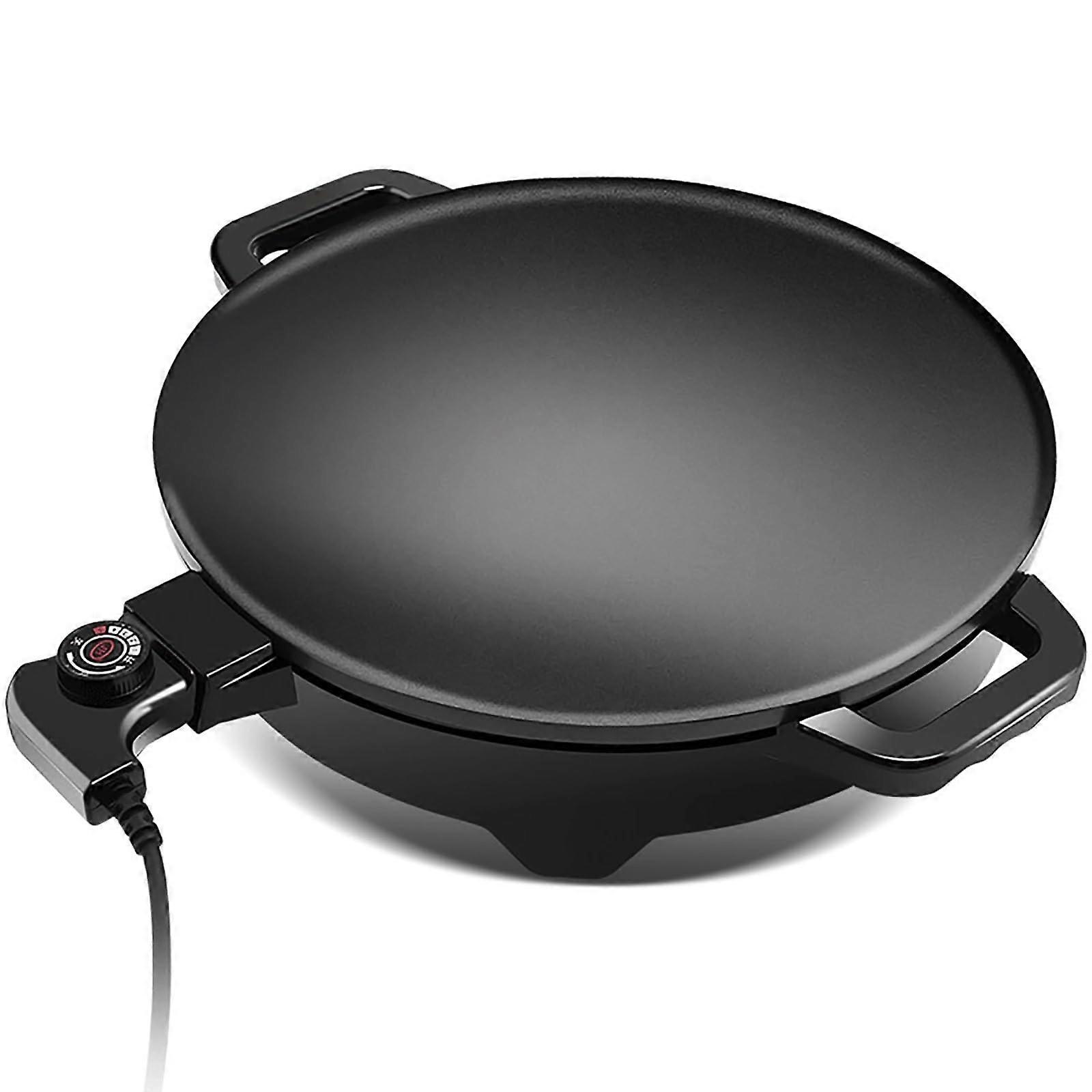 Electric Baking Pan and Skillet with Adjustable Heat Control, Nonstick Coating, Portable Crepe Maker for Blintzes and Pancakes