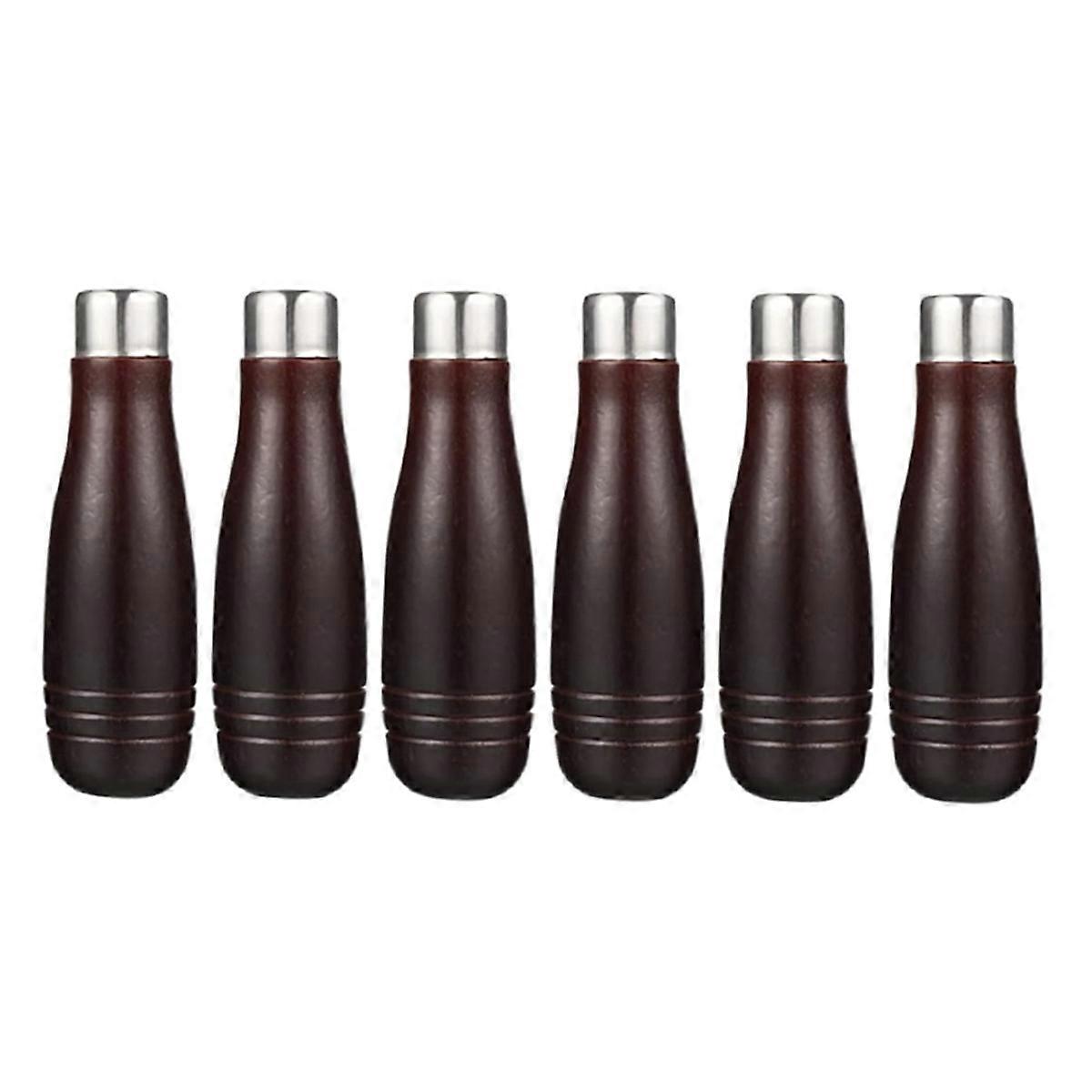 6 Pcs Wooden File Handles Ergonomic Grip File Handle Replacement