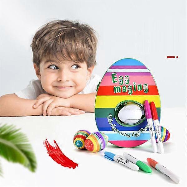 Automatic Rotating Easter Egg Decoration Machine Kit DIY Painting