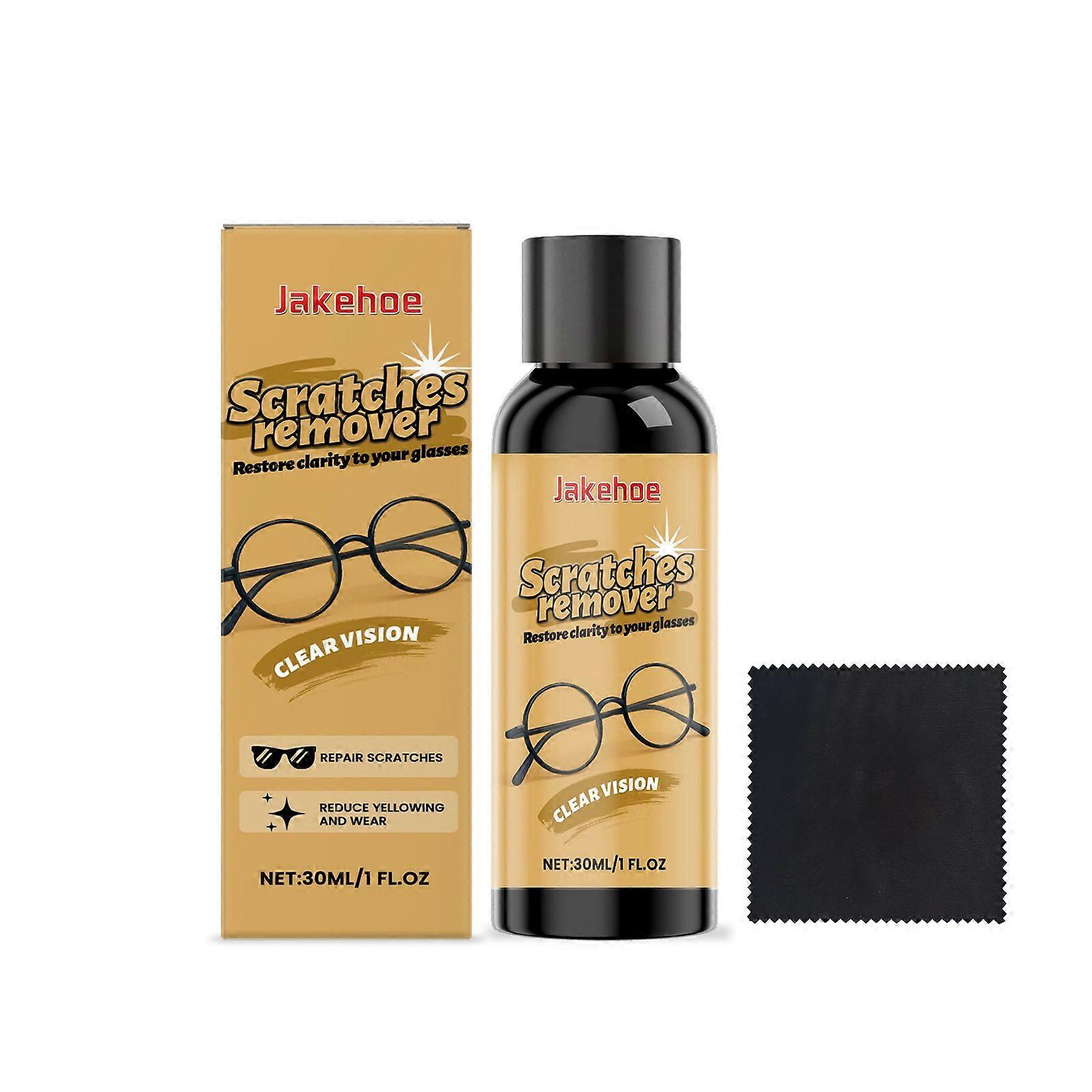 Scratch Remover Eyeglasses, Mirror Grinding and Polishing Cleaner, Surfaces Restorer for Camera Lens, Car Windshield, Glass Table, Screen, Window, and