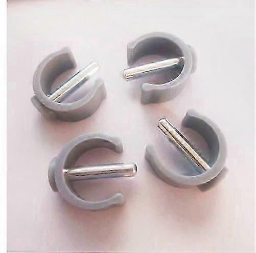 4-Pack C-Clips for Folding Walkers and Crutches, Replacement Buckles for Walking Canes and Mobility Aids