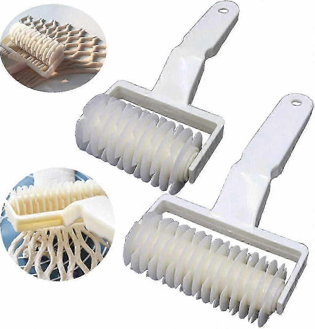 Creative Pastry Roller with Diamond Pattern - Perfect for Pizza Dough, Cookies, and Pie Crusts - Available in 2 Sizes