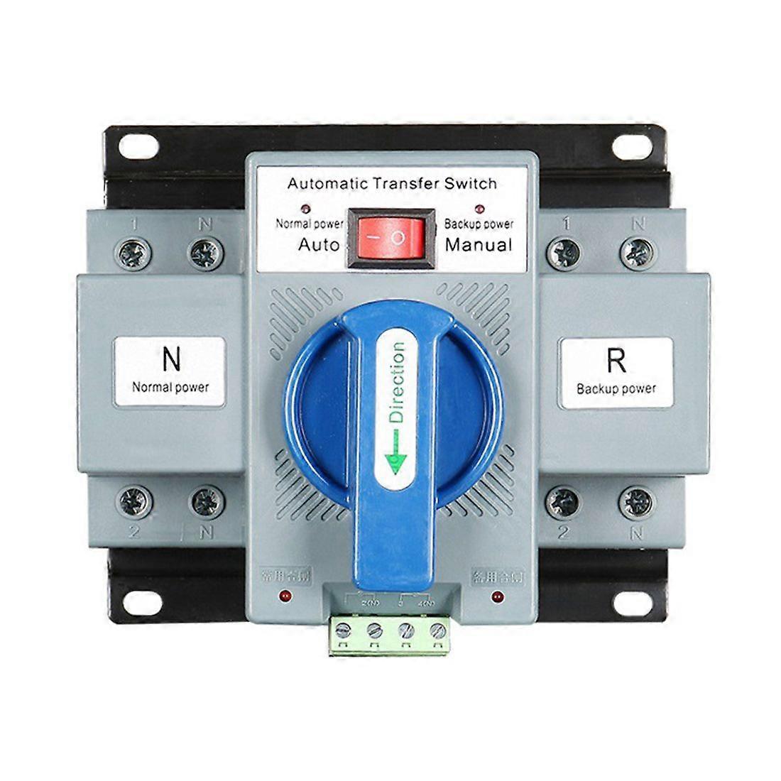 2P 63A 230V MCB Type Automatic Transfer Switch Rated Voltage 230V Rated Frequency 50/60Hz