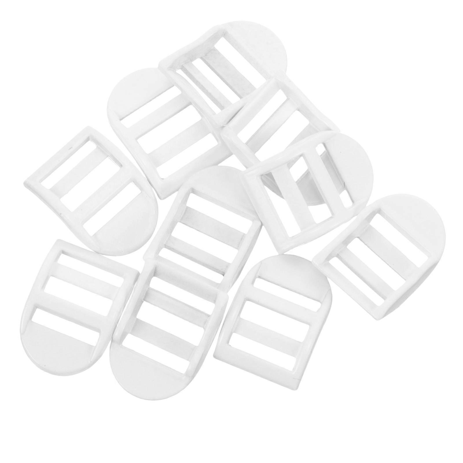 Doll Accessories Mini Backpack Buckle Quick Release Buckle For Diy Projects White 10Pcs