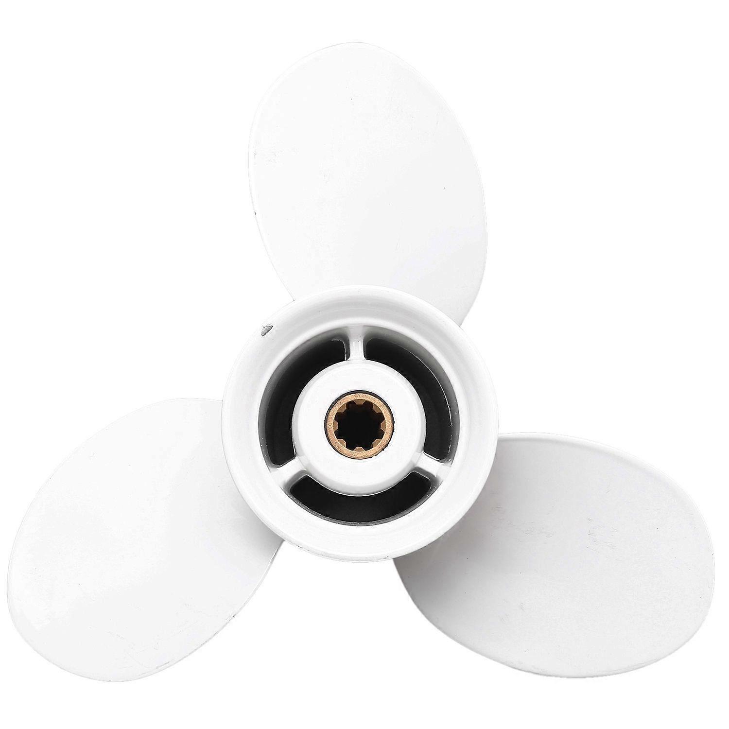 Ship Engine Outboard Propeller 3-Bladed Rotary Paddle 683-45941-00-El 9 1/4 X 12 For Yamaha 9.9-15H