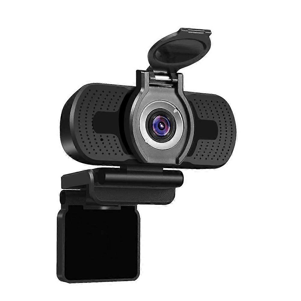 Webcam with Microphone with Privacy Cover,1080P Full HD Web Camera with Wide View for Live broadcast,PC Laptop Desktop USB Webcams Computer Video Came