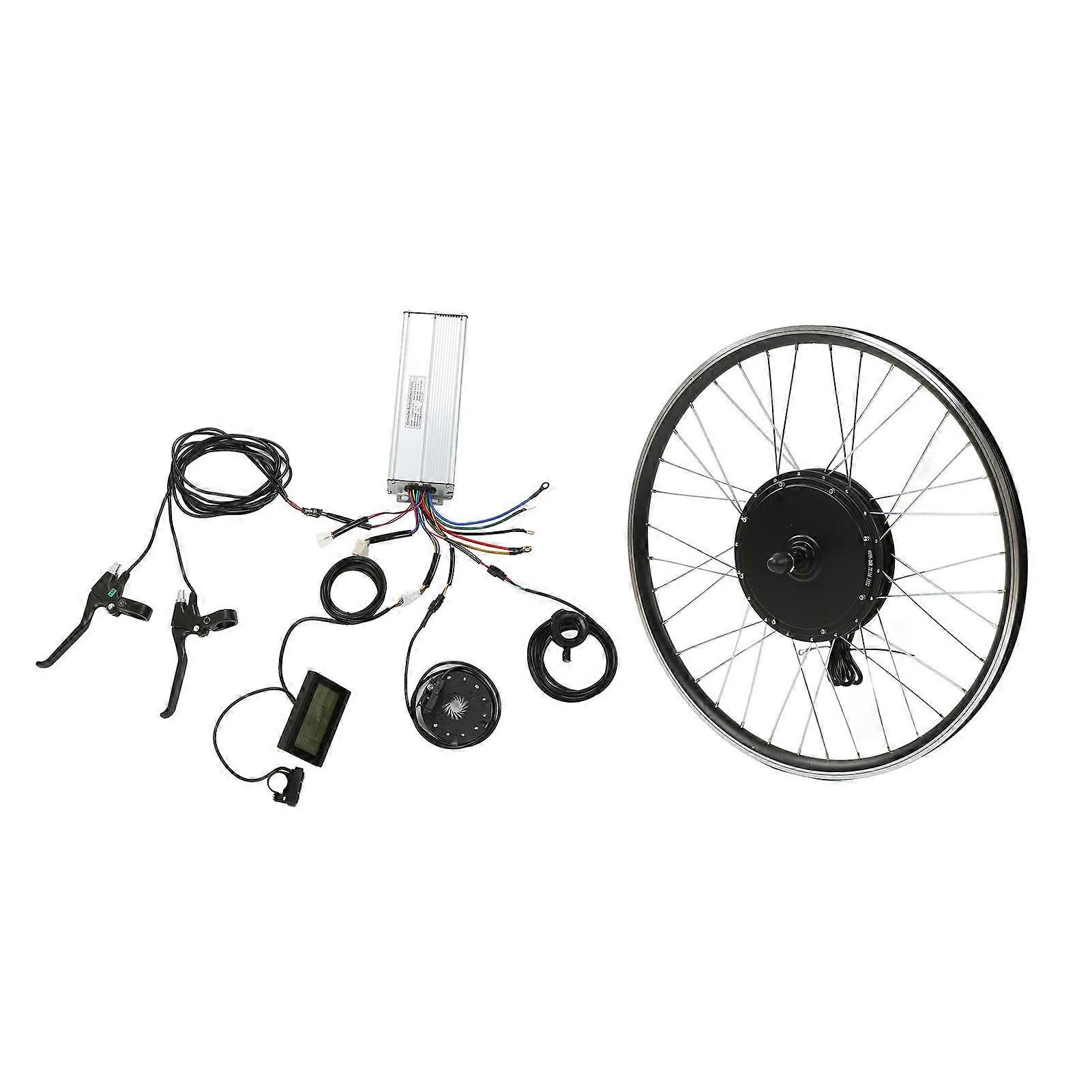 2000W 48V Rear Wheel Hub Motor Kit with LCD3 Display 24 Inch