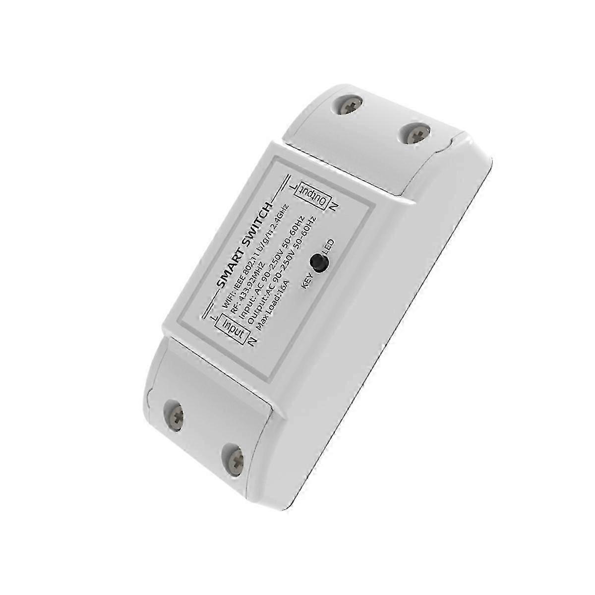 WiFi+433MHz-brytare Smart hemautomation Relämodul Trådlös fjärrkontrollbrytare Stöder APP V
