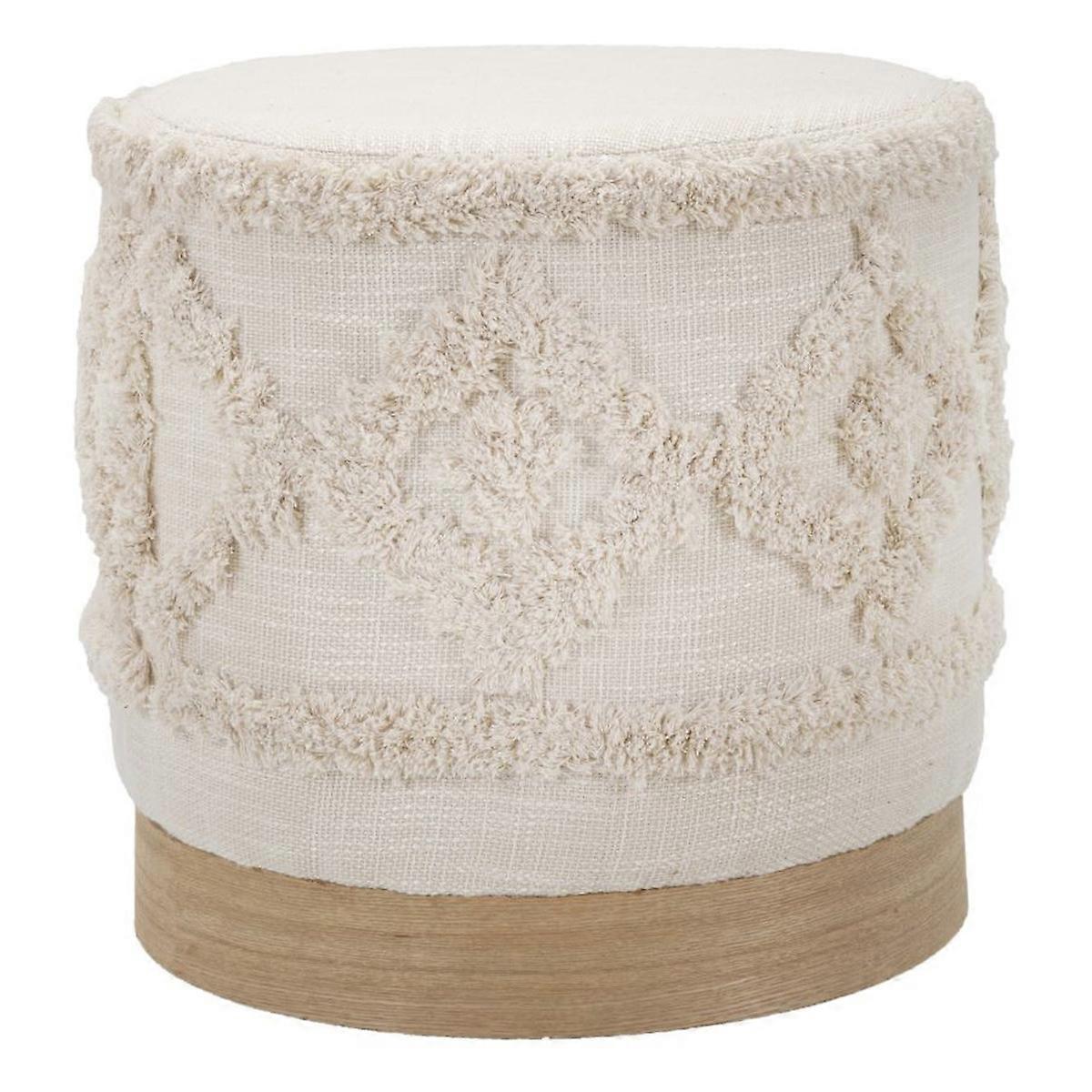 MF355 Puff, Barna, Fa, 40x40x40 cm