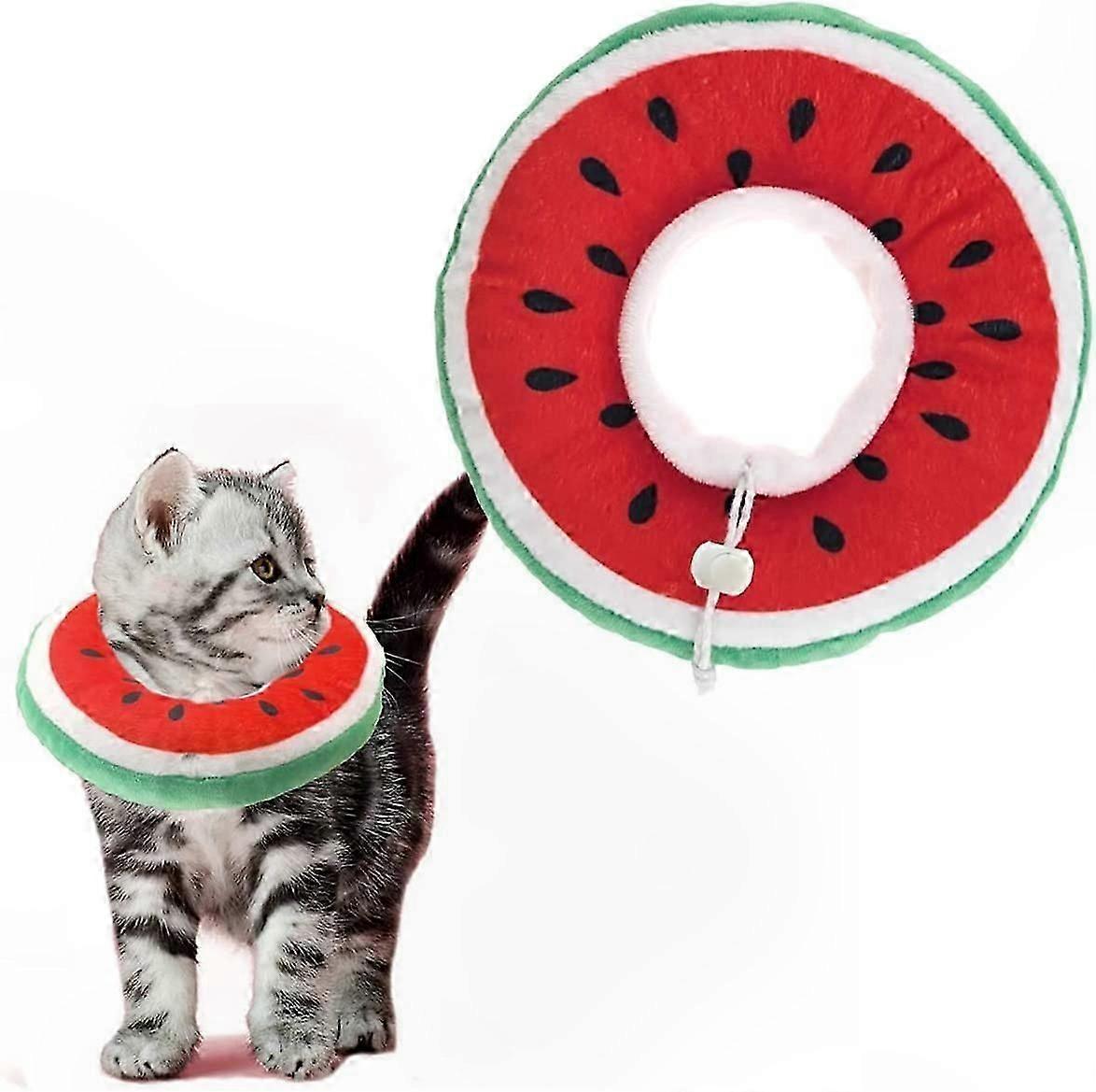 Soft Adjustable Recovery Collar for Cats and Kittens Post Surgery