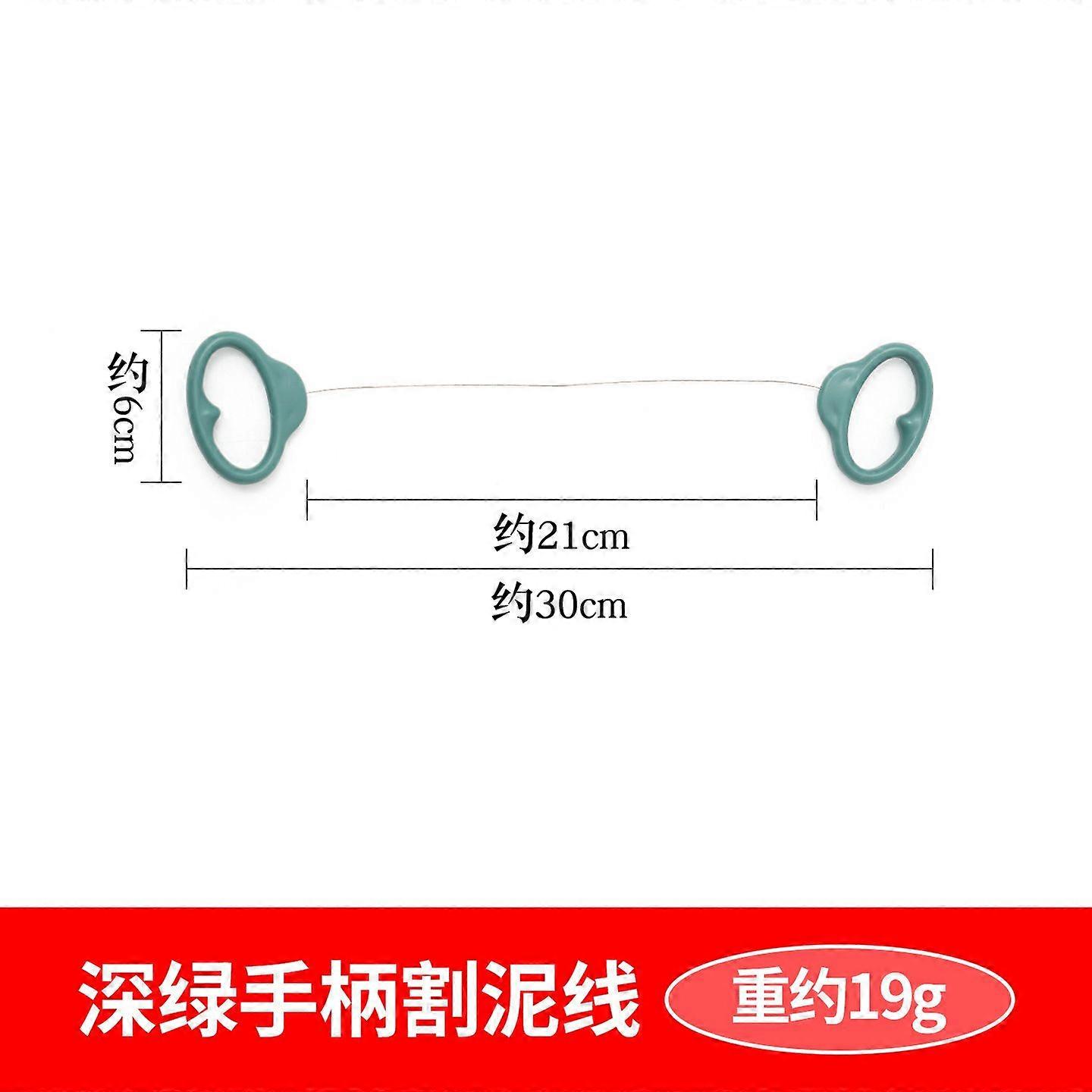 Pottery Wire Tool: Steel Wire Clay Cutter With Comfortable Plastic Handle - Precision Mud Cutting Tool For Pottery Artists Clay Sculpting Diy Studio U