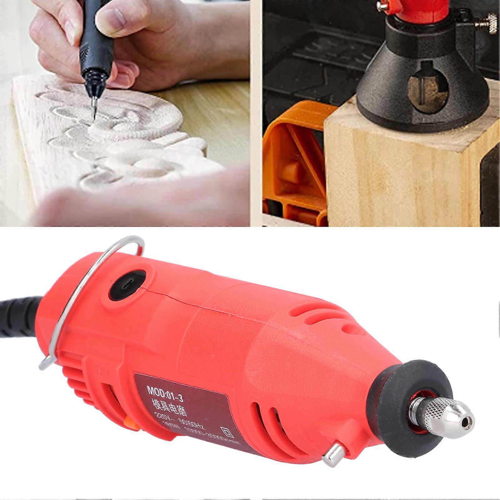 Variable Speed 180W Electric Grinder 18.3x5cm Handheld Tool