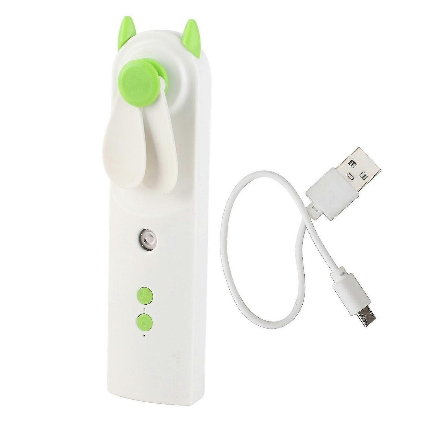 2025 Latest Model Handheld Misting Fan Adjustable Strong Wind Rechargeable Por...