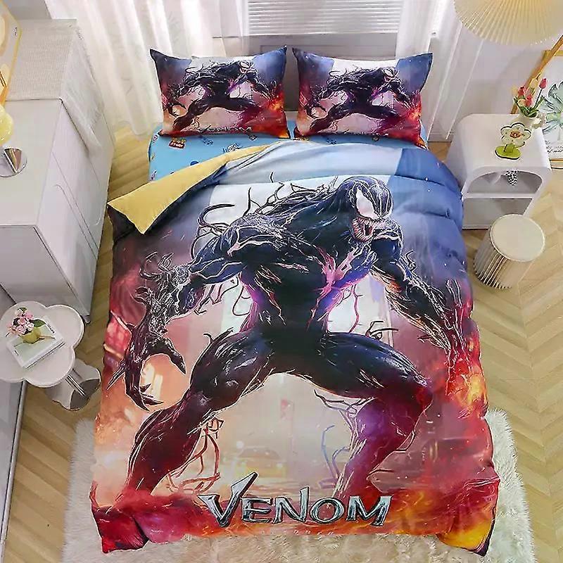 TE3245 The Avengers Bed Covers Bedding Set,Spider-man Cover Modern Printed 3-Piece Set 1 Bed Cover,Birthday Gifts