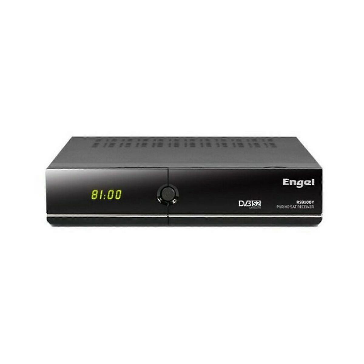 Receptor de satélite Engel RS8100Y HD PVR Negro
