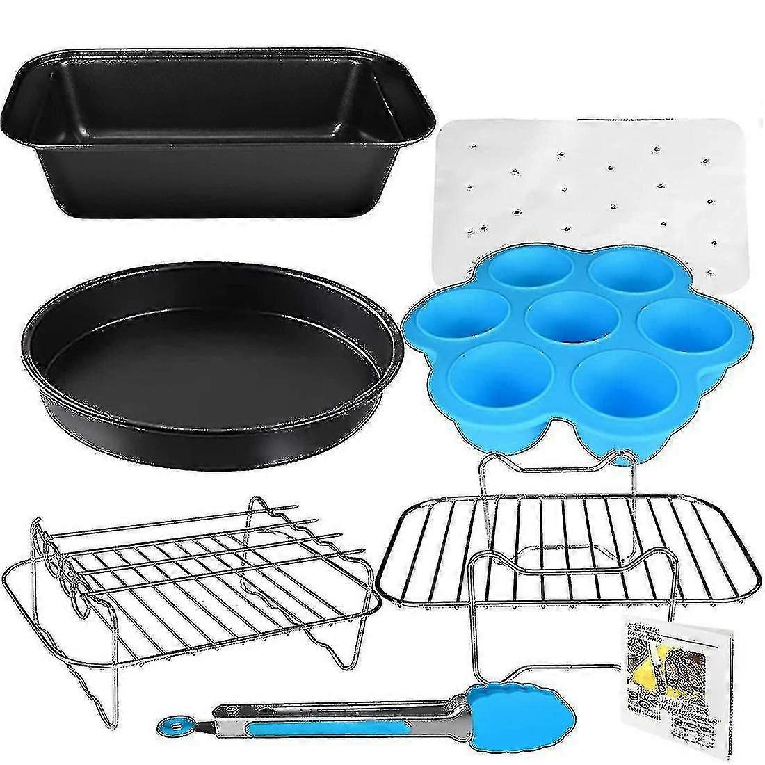 Accessoires de friteuse à air,accessoire de friteuse à double panier compatible avec Ninja