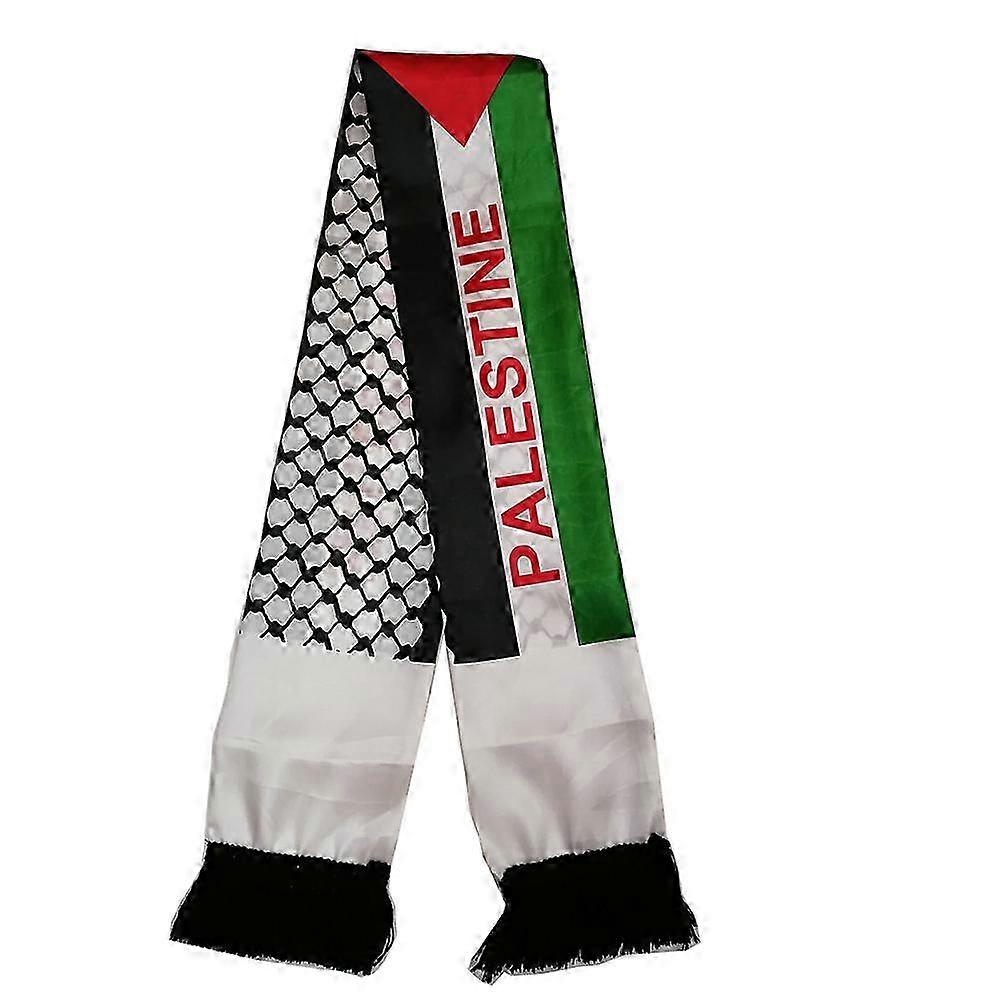 Écharpe Palestine 14130cm Écharpe Drapeau Palestine Palestinien Nouveau 2025