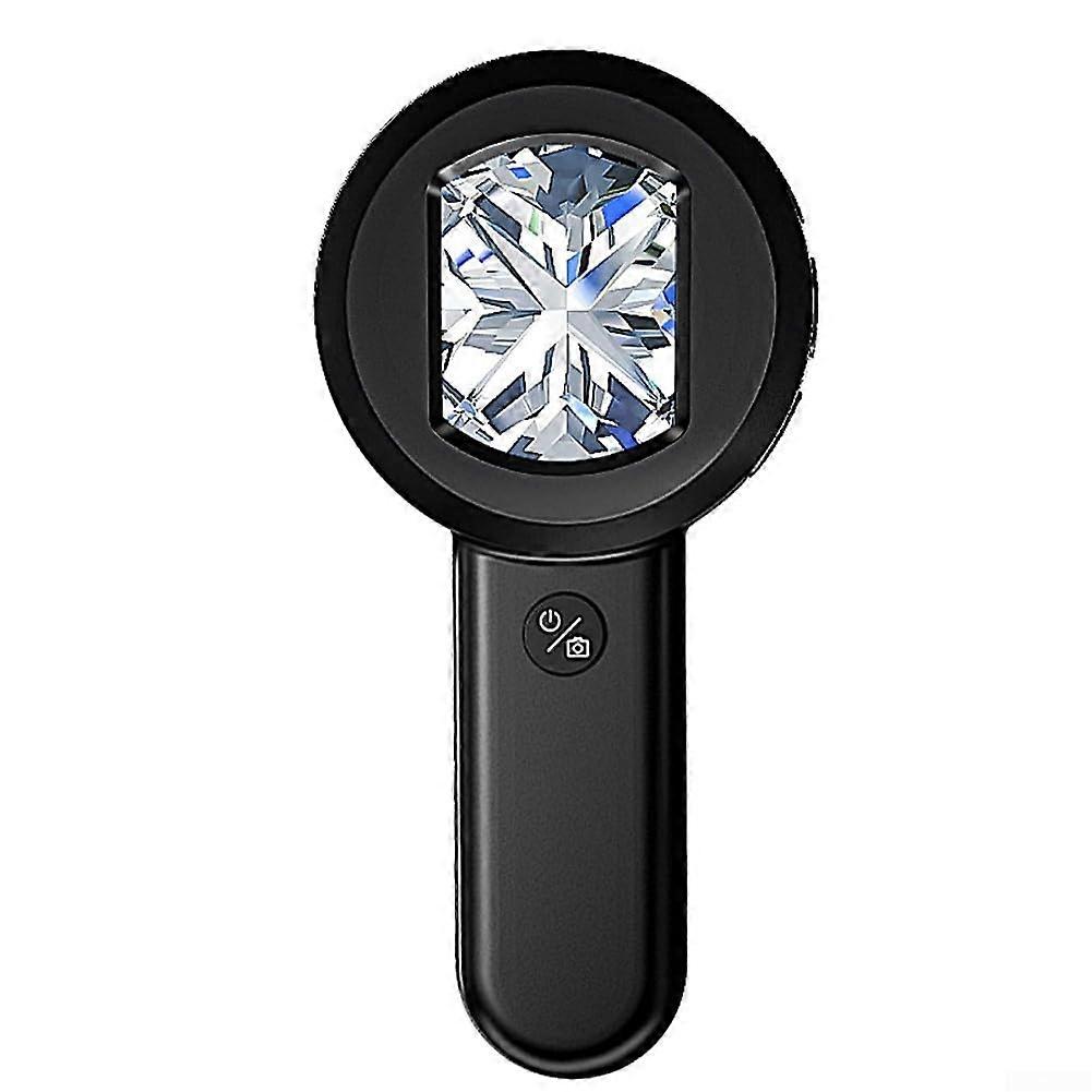 Handheld Digital Microscope 2 Inch Screen 1000X Magnification 8 LED Lights USB Ergonomic Design for Easy Use