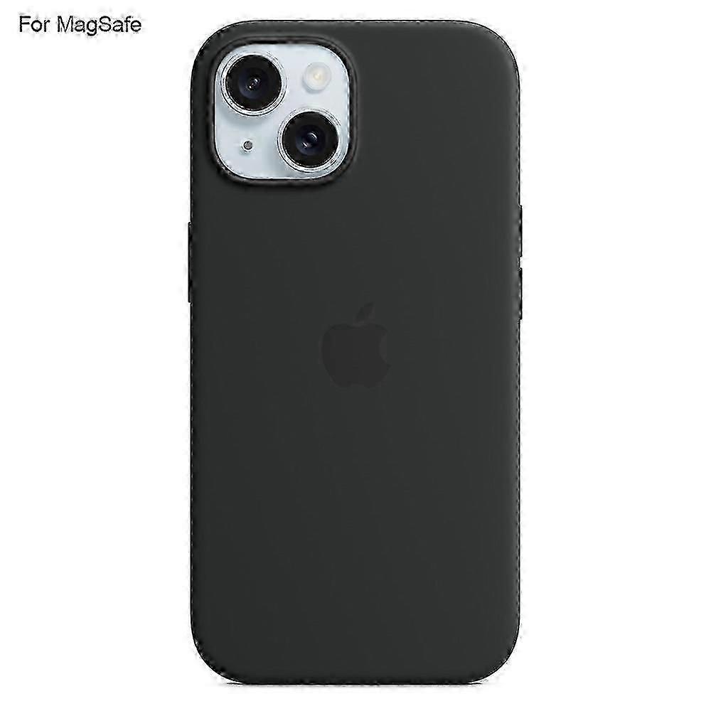 Pouzdro pro iPhone 15 kompatibilní s tekutým silikonovým zadním krytem MagSafe [indukční Popover] - Mi