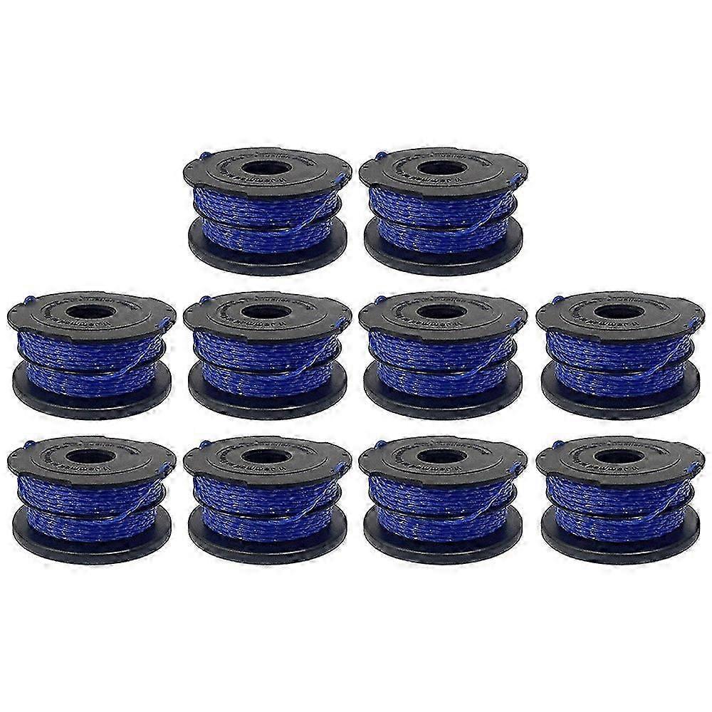10PCS Replacement Trimmer String Spools Suitable for Black & Decker Lawn Mower Wire Reels A6441