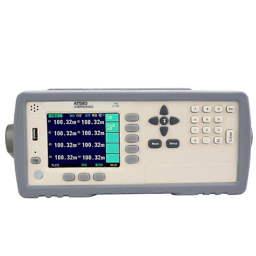 AT5110 10-Channel High Accuracy 0.05% Ohm Meter 264x107x350mm