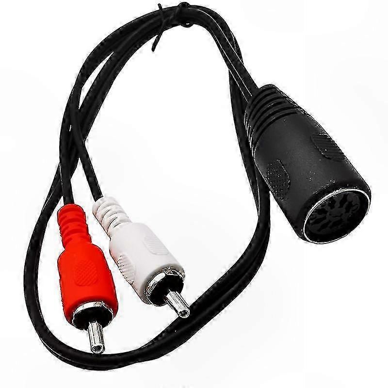 7-Pin DIN to Dual RCA o Cable, 1.5m MIDI Cord for o Devices
